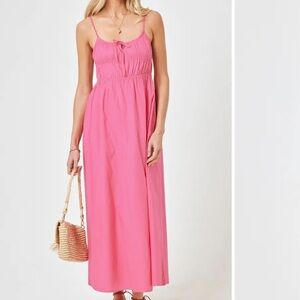 NWT l*space Pink Midi Dress